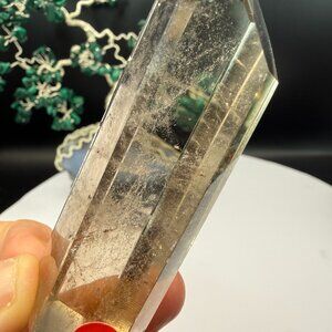 Smokey Quartz Point Tower 3.08” Tall Genuine Brazil Crystal Natural 9